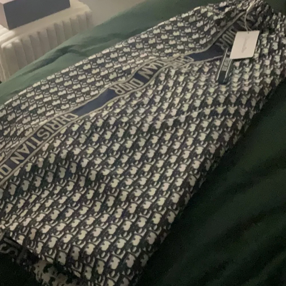 Dior Navy and Cream Monogram Skirt - Picture 5 of 8